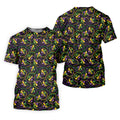 Mardi Gras Beads Purple Green Gold Fleur De Lis Golf Tops For Men, Golf Shirts For Men, Polo ShirtFor Men