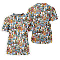 Beer Bottle Labels White Golf Shirt, Men's Funny Golf Shirts, Golf Tops For Men, Golf Shirts For Men