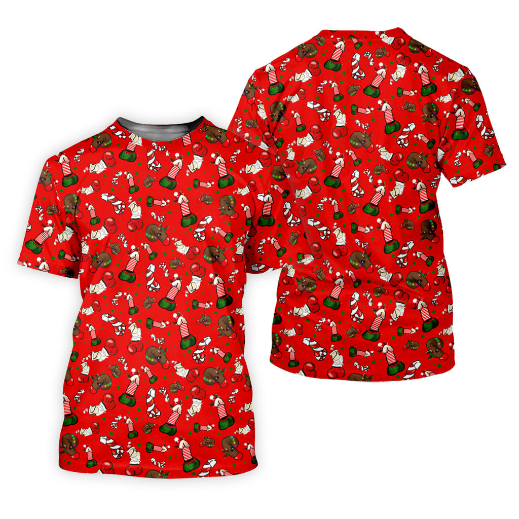 Funny Christmas Golf Tops For Men, Funny Dirty Red Golf Shirt, Christmas Golf Shirt, Golfing Apparel