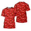 Funny Christmas Golf Tops For Men, Funny Dirty Red Golf Shirt, Christmas Golf Shirt, Golfing Apparel