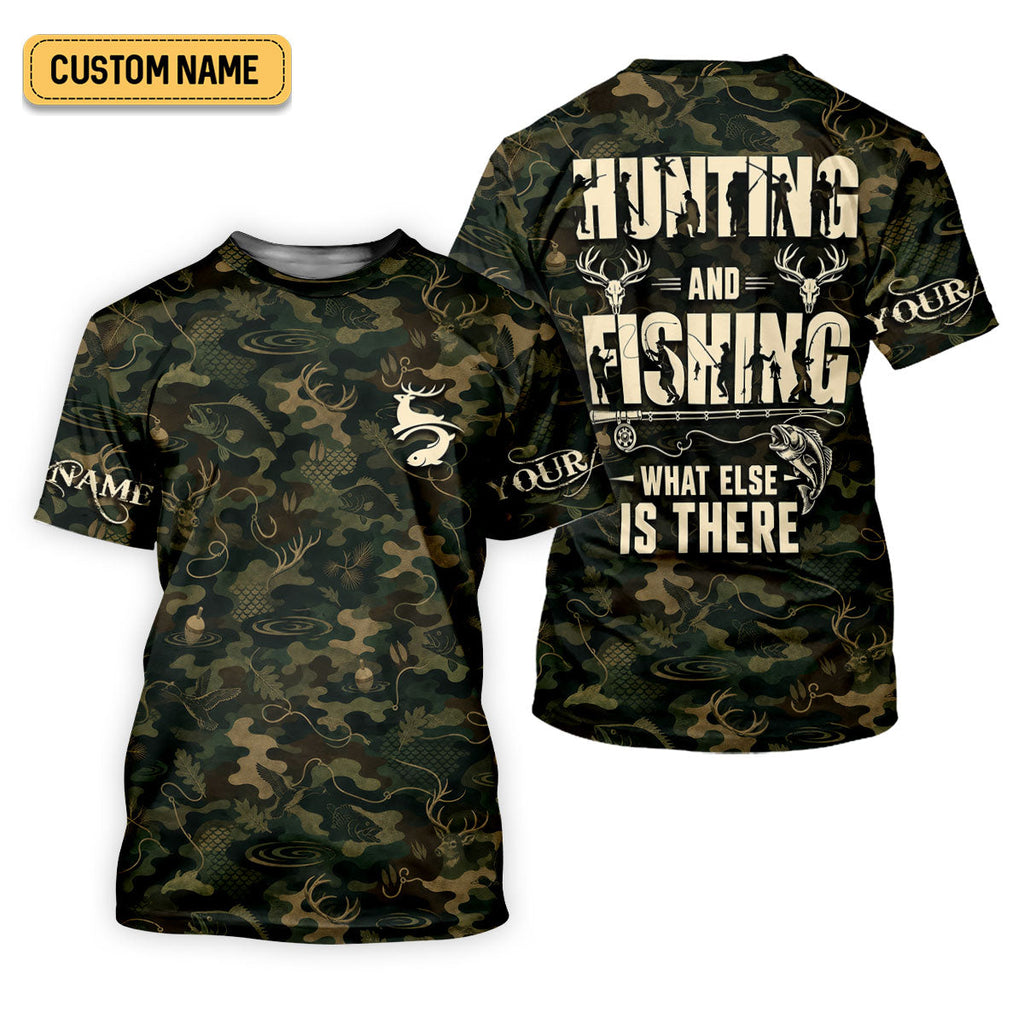 Hunting And Fishing What Else Is There UPF Shirt, Long Sleeve Fishing Shirt, Mens Fishing Shirts
