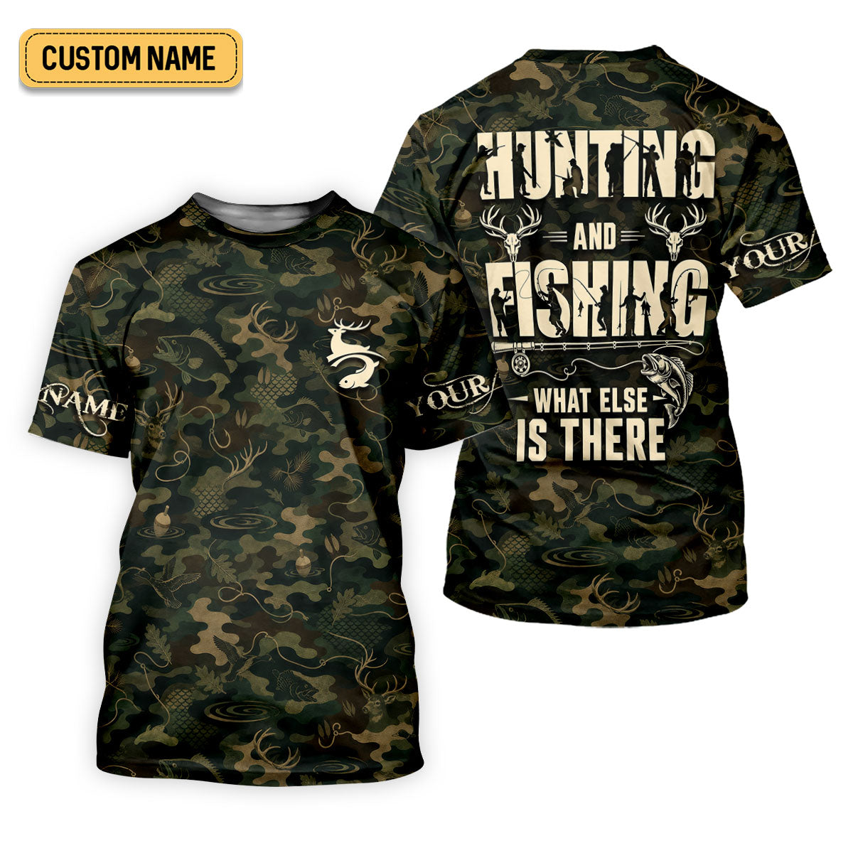 Hunting And Fishing What Else Is There UPF Shirt, Long Sleeve Fishing Shirt, Mens Fishing Shirts