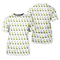 Beer And Lime Palm Tree Pattern Tropical Golf Shirt, Golf Shirts For Men, Polo Shirts For Men