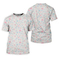 Dad Daughter Doodle Pattern Cute Golf Shirt, Father's Day Golf Shirt, Golf Gift For Dad