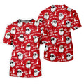 Ho Ho Hole In One Funny Santa Red Christmas Golf Tops For Men, Christmas Golf Shirt, Polo Shirts For Men