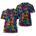 Adult Humor LGBT Rainbow Color Men's Funny Golf Shirts, Pride Month Celebrate Golf Shirts For Men