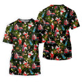 Funny Santa Claus Golf Pose Golf Tops For Men, Polo ShirtFor Men, Christmas Golf Shirt, Mens Golf Gift