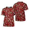 Naughty Santa Hat Christmas Polo Shirts, Unique Gift For Golfer, Polo Shirts For Men, Golf Gift For Men