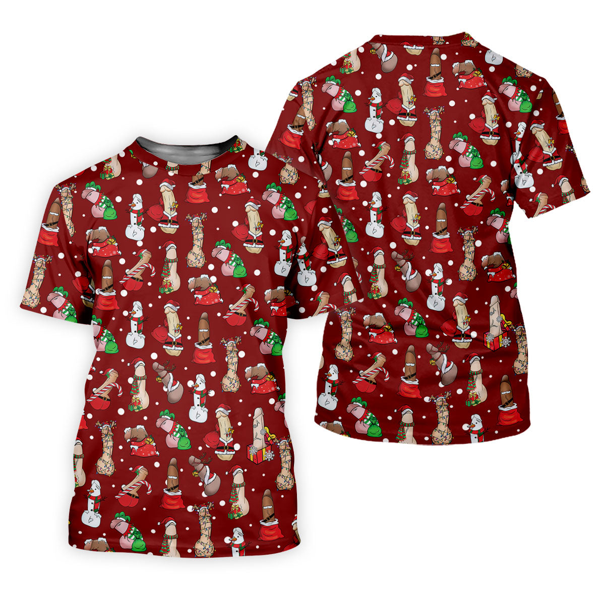 Naughty Santa Hat Christmas Polo Shirts, Unique Gift For Golfer, Polo Shirts For Men, Golf Gift For Men