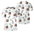 Golf Partner For Life Custom Photo White Golf Tops For Men, Valentines Golf Gift, Golf Gift For Men