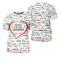 Blessed To Be Call Grandma Custom Name Golf Tops For Men, Cute Golf Outfit, Polo Shirts For Men, Golf Gift For Men