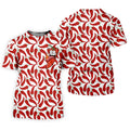 Spicy Hot Pepper Cinco De Mayo Celebration Fiesta Themed Golf Tops For Men, Golf Shirts For Men