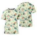 Polyhedral Dice Dragon Game Tropical Vibe Golf Tops For Men, Polo Shirts For Men, Golf Shirts For Men