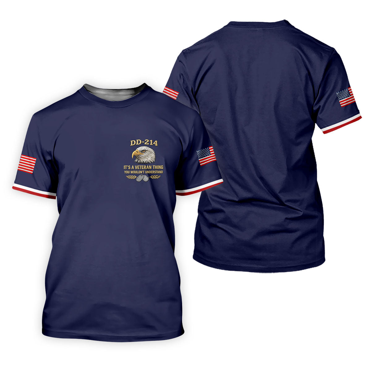 DD 214 Veteran Memorial Patriotic 4th Of July Golf Shirt, 250 Years Polo Shirts For Men