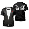 The Golf Father Funny Costume Father's Day Golf Shirt, Dad Golf Shirt, Golf Gift For Dad