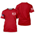 RED Friday Military Support 250 Anniversary Red Patriotic Golf Shirt, Golf Shirts For Men