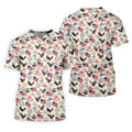 250 Years American Symbol Patriotic Pattern Beige Golf Shirt, 4th Of July Golf Shirt, Golf Shirts For Men