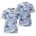 250 Years Of America Tropical Vibe Vintage Golf Shirt, Patriotic 4th Of July Golf Shirts For Men