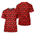 Xmas Black Cat Red Golf Shirt, Polo Shirts For Men, Christmas Golf Shirt, Golf Gift For Men, Christmas Golf Gift