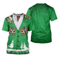 Masquerade Mask Feather Mardi Gras Glitter Print Green Golf Shirt, Polo Shirts For Men, Golf Shirts For Men