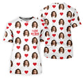 I Love It When My Wife Let Me Golfing Custom Photo White Golf Shirt, Valentines Golf Gift, Fun Golf Shirts For Men