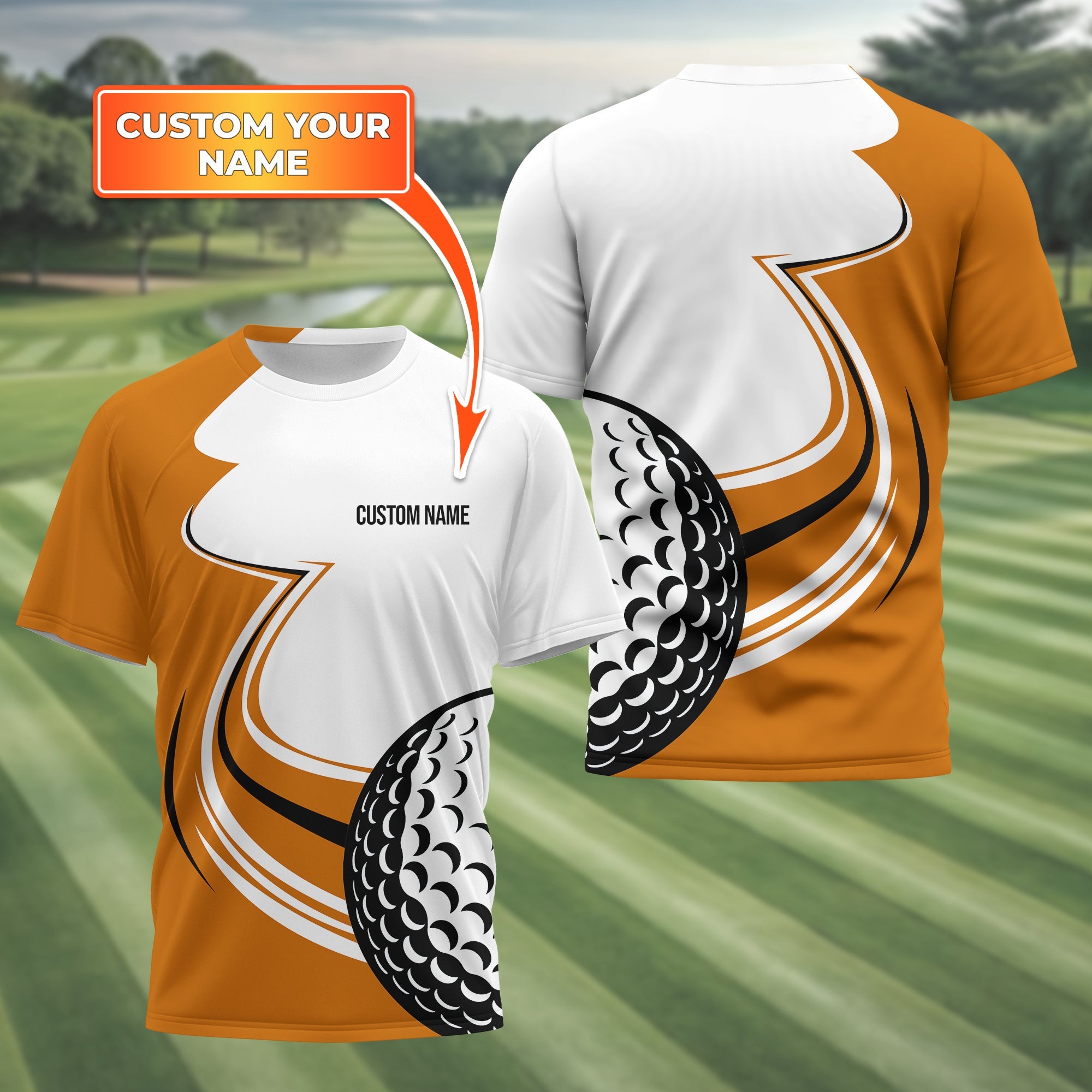 Personalized Golf Polo ShirtGolf Shirt For Men, Gift For Golfers