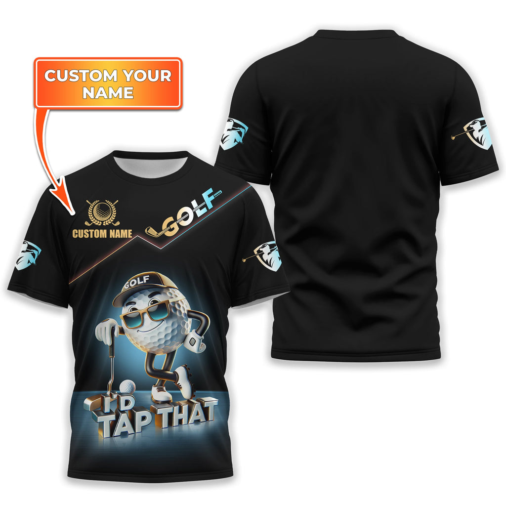 I'd Tap That Customize Golf Polo ShirtFunny Golf Shirt, Golfing Apparel, Gift For Golfers