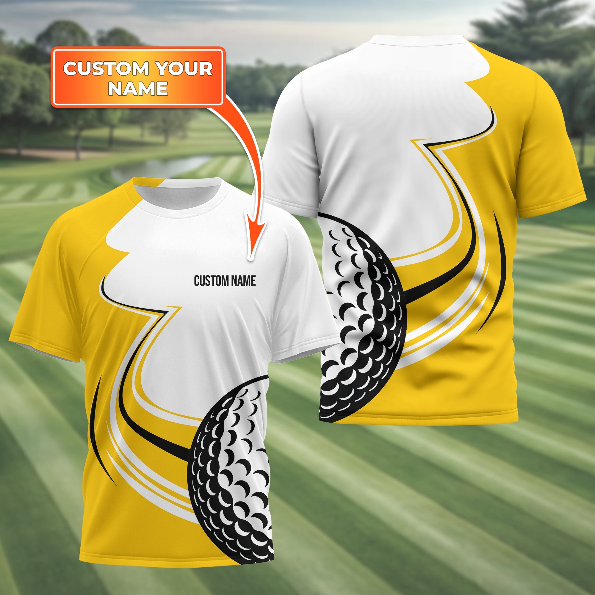 Personalized Golf Polo ShirtGolf Shirt For Men, Gift For Golfers
