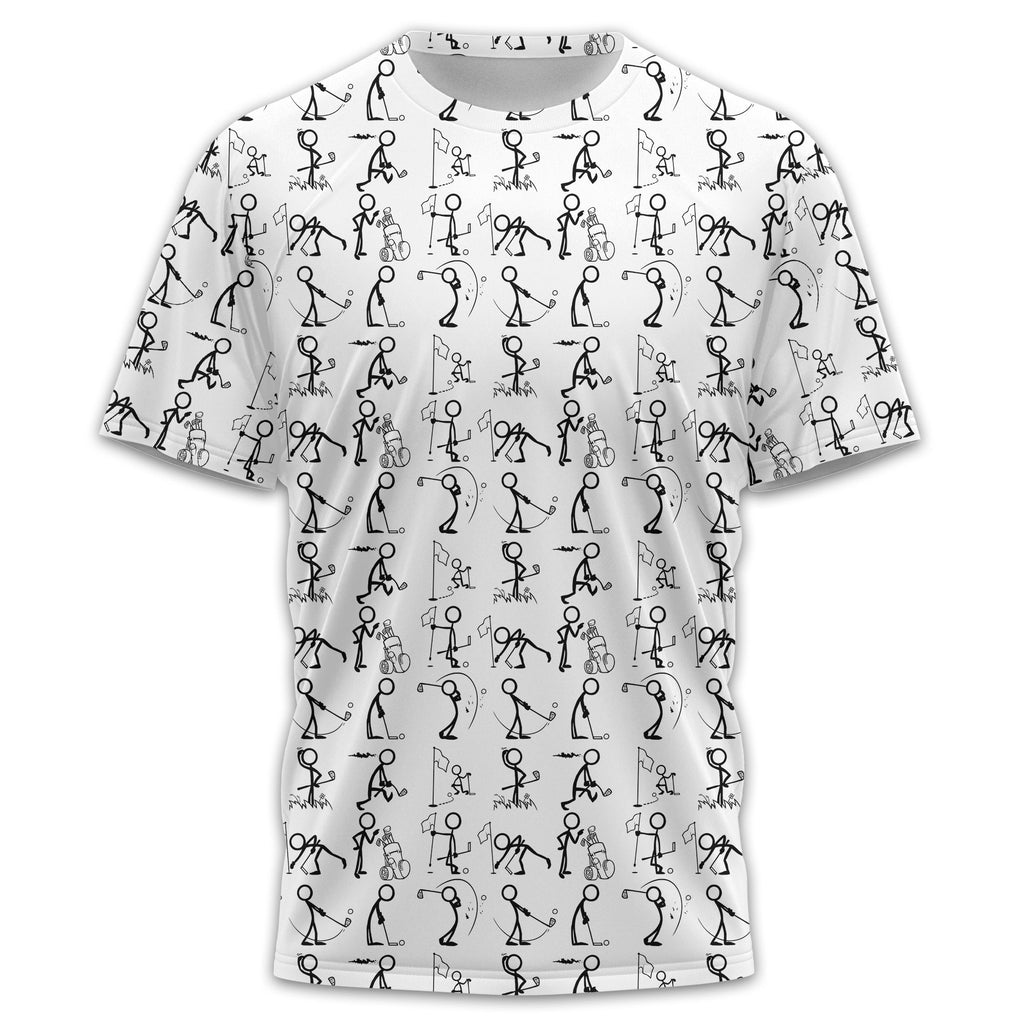 White Golf Polo ShirtFunny Golf Shirt, Gift For Golfers