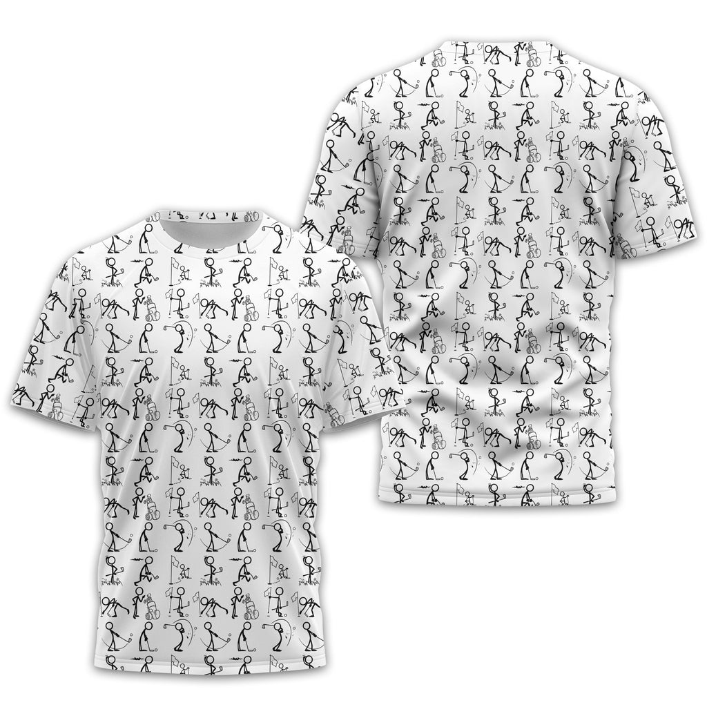 White Golf Polo ShirtFunny Golf Shirt, Gift For Golfers