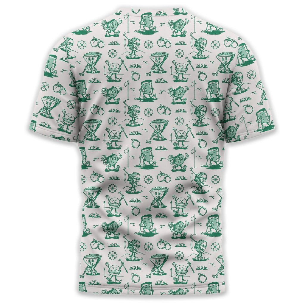 Breakfast Balls Men's Golf Polo Shirt, Golfing Apparel, Gift For Golfers