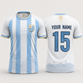 Uruguay Flag Sol de Mayo Fooball Shirt, V-NeckMen Football Lover, Soccer Fan Football Gifts