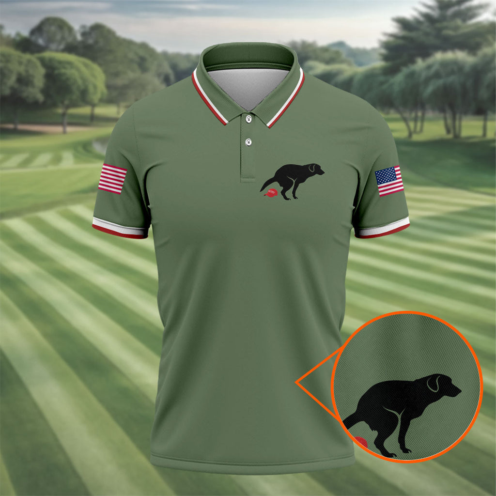 Funny Sarcastic Dog 250 Years Patriotic Golf Shirt, Golf Shirts For Men, 4th Of July Golf Shirt