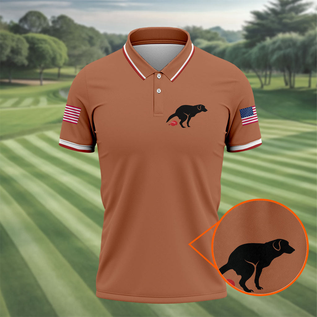 Funny Sarcastic Dog 250 Years Patriotic Golf Shirt, Golf Shirts For Men, 4th Of July Golf Shirt