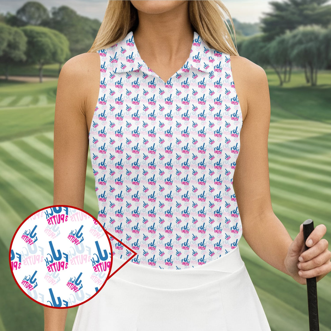 3 Putts Fun Women's Golf Shirts, Cool Golf Shirt, Women's Golf Tops, Ladies Golf Shirt, Women's Polo Shirt