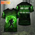 Not All Who Wander Are Lost Bigfoot Custom Golf Shirt, Personalized Golf Shirt, Funny Golf Polo Shirt