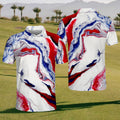 Dynamic Flow Mens Golf Polo Shirt, Mens Goft Shirt, Gift For Golf Lovers