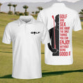 Mens Golf Polo ShirtMens Golf Gift, Funny Golf Shirt, Funny Quote Shirt