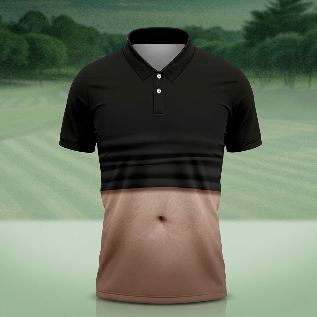 Men's Funny Golf Polo Shirts, Custom Golf Shirt, Unique Gift For Golfer, Fun Golf Shirts For Men