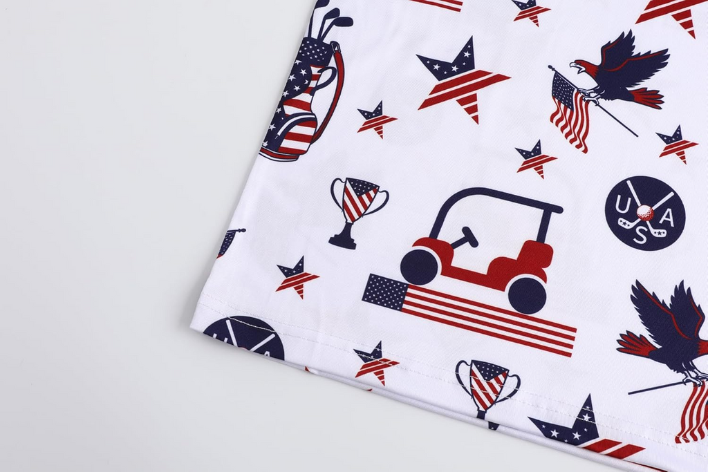 In Golf We Trust 2026 US Patriotic Pride Golf Polo Shirts, Golf Gift For Men, Golf Shirts For Men