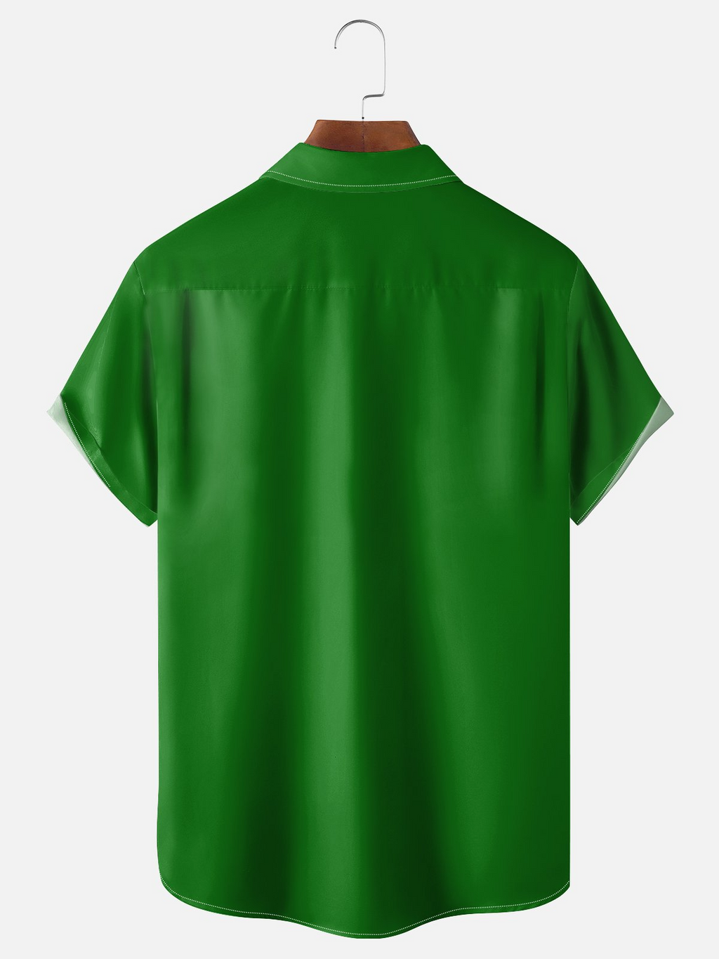 Lucky Clover Leaf St Patrick‘s Day Shamrock Hawaiian Golf Shirt, Tropical Vibe Men's Golf Shirt