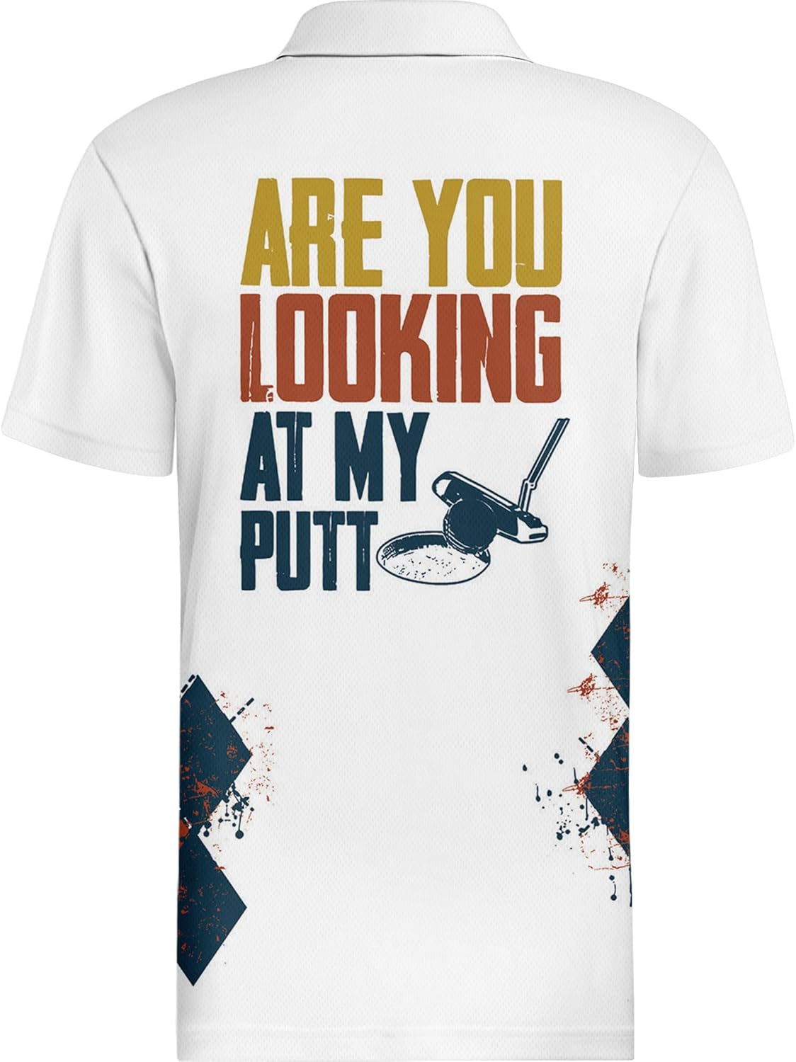 Are You Looking At My Putt Funny Swing Golf Polo Shirts, Golf Gift For Men, Golf Shirts For Men