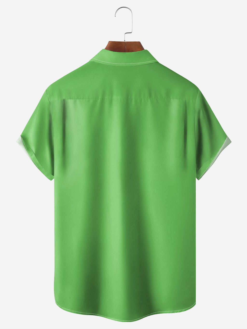 Green St. Patrick's Day Lucky Clover Gold Coins Hawaiian Golf Shirt, Tropical Vibe Men's Golf Shirt