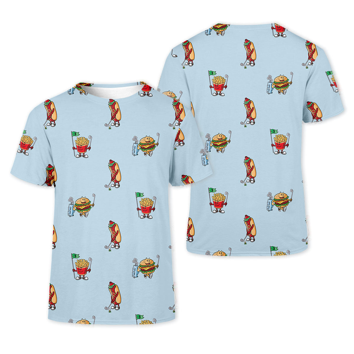 Custom Hot Dog Relish Funny Golf Polo ShirtGolfing Apparel, Golf Gifts For Men