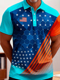 America’s 250th Anniversary Polo Shirts American Flag Tops 4th Of July Shirt