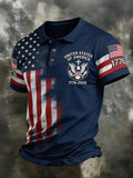 Red White Blue America 250 Shirt Men's United States Of America 1776-2026 Tops 4th Of July Shirt